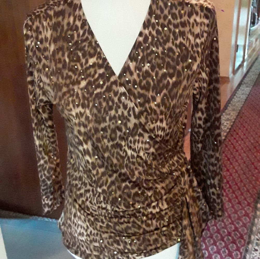 Dress Barn Brand Wrap Top